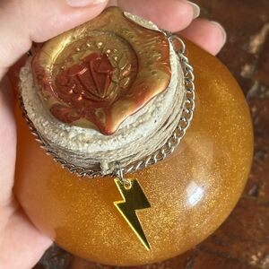 Lightning Lure Potion Dice Fantasy Snowglobe Decor